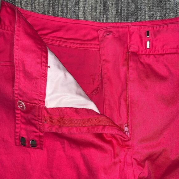 East 5th Women's 16 Secretly Slender Pink Cropped Pull on Pants High Rise - Picture 2 of 8